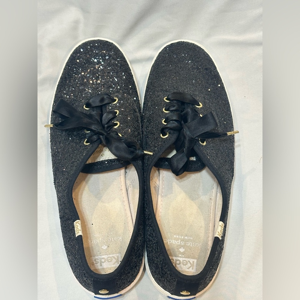 Keds x Kate Spade New York Women’s Glitter Sneakers in Black - Picture 5 of 11